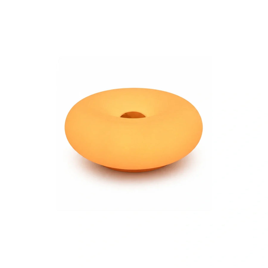 Arandela Decorativa LED Touch Laranja — em fundo branco