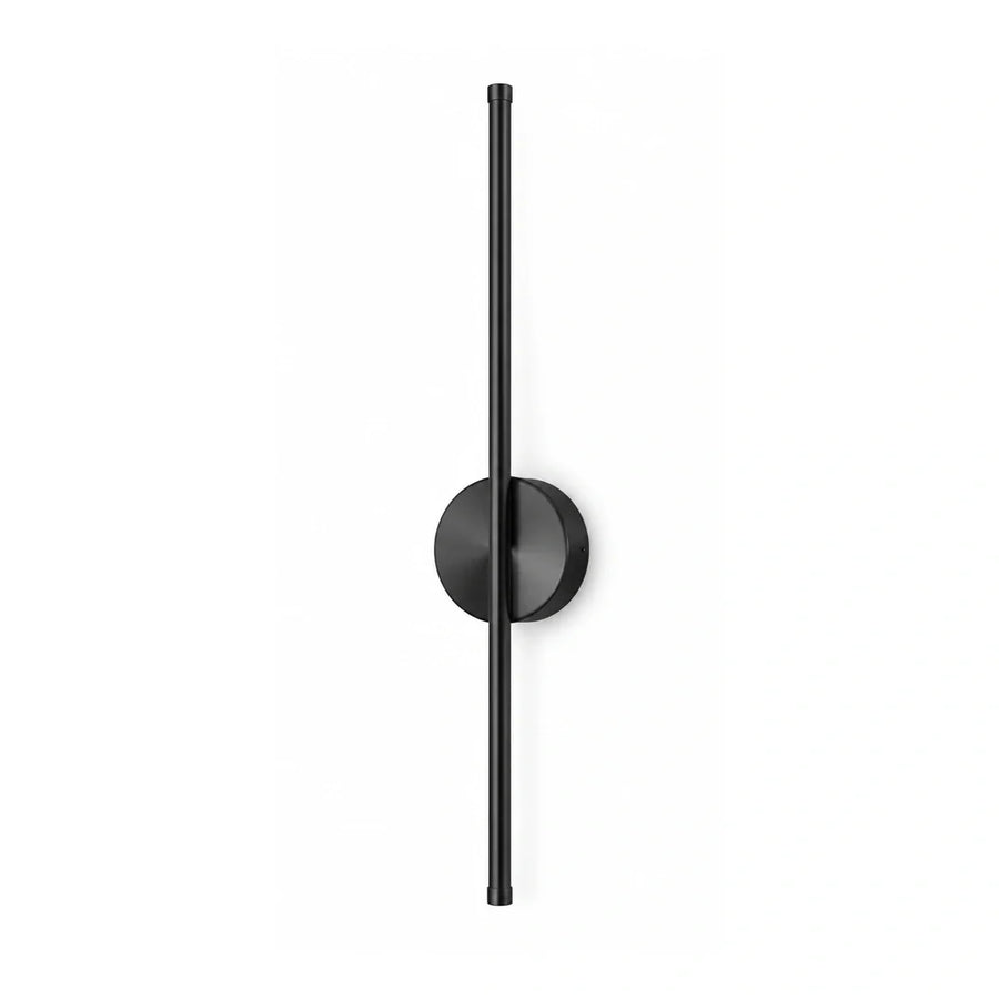 Arandela LED 50cm Preta Recarregável — em fundo branco
