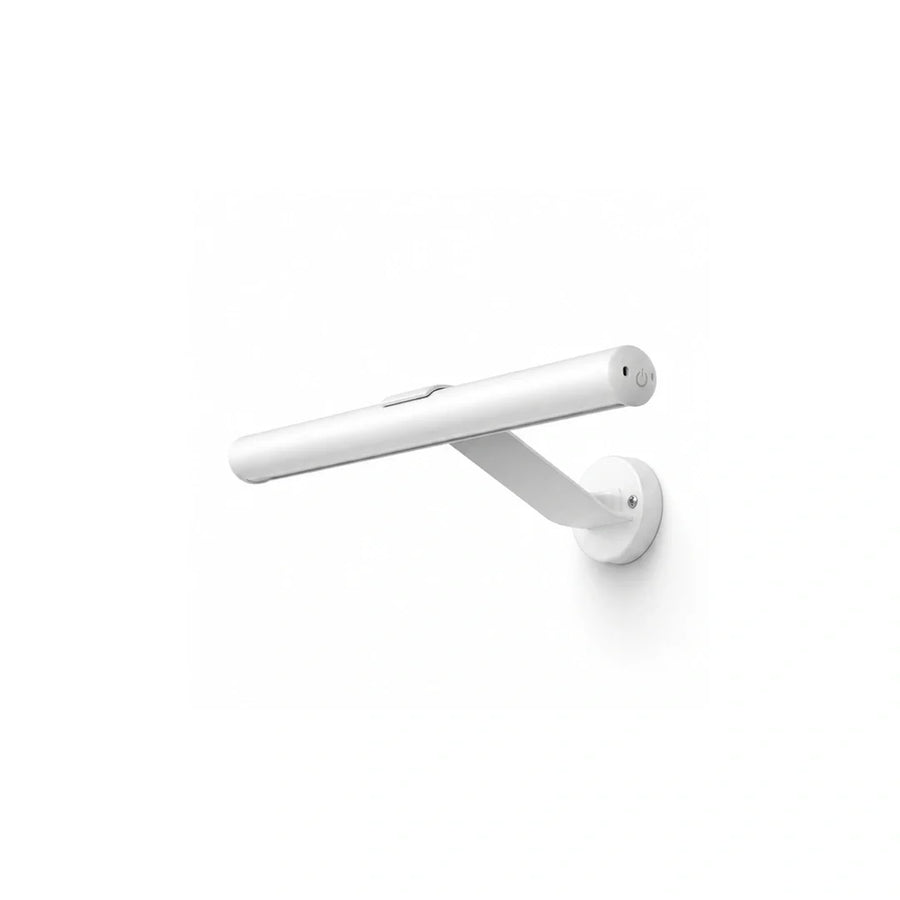 Arandela LED Linear Branca Dimerizável — em fundo branco