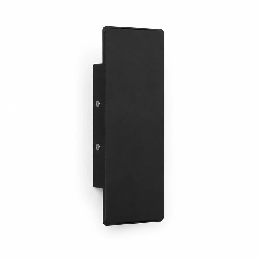 Arandela LED Linear Preta 6W — em fundo branco